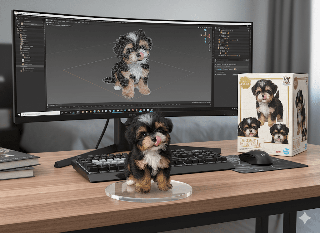 パルムちゃんをAIフィギア!?