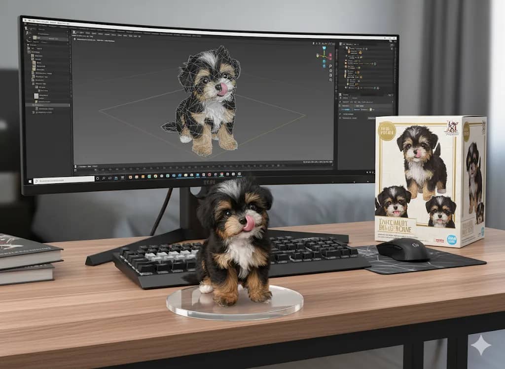 パルムちゃんをAIフィギア!? のサムネイル画像