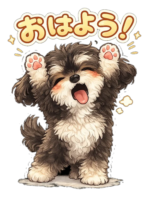 パルム LINEスタンプ｜もふもふトイプー系MIX「パルム」公式